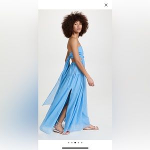 Rebecca Taylor blue long dress